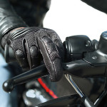 Motorcycle Rider Wearing Personal Protective Equipment